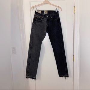 Gallery Dept. Two Faced Black & Grey Jeans / Size 26